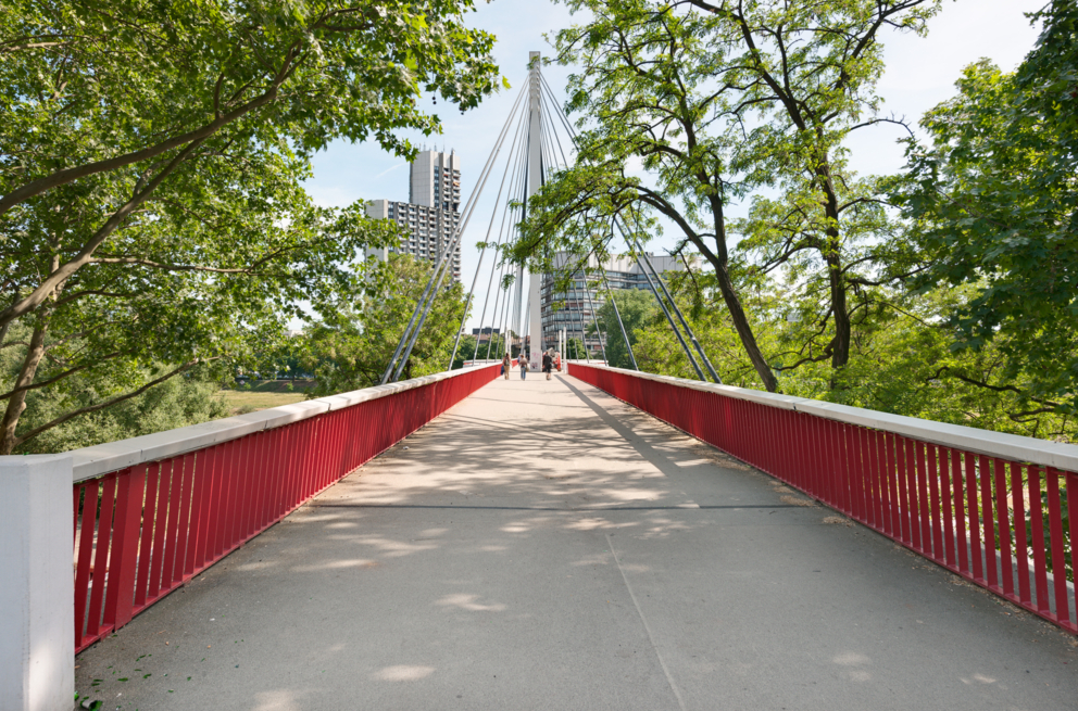 Lightronics Tritego armaturen op brug in Mannheim Duitsland